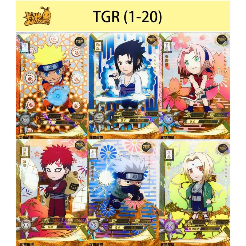 Kyou Naruto Tr 1 ~ 20 Series Hyuga Hinata Haruno Sakura Game Toys Rare Collection Card Cartoon Image Regalo Di Compleanno Di Natale