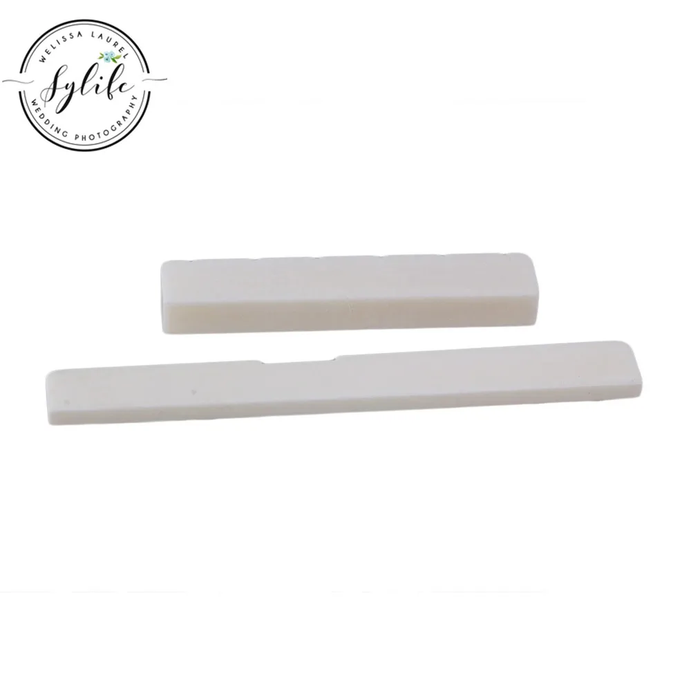 

Replacement Classical Guitar Bone saddle & nut Slotted Set