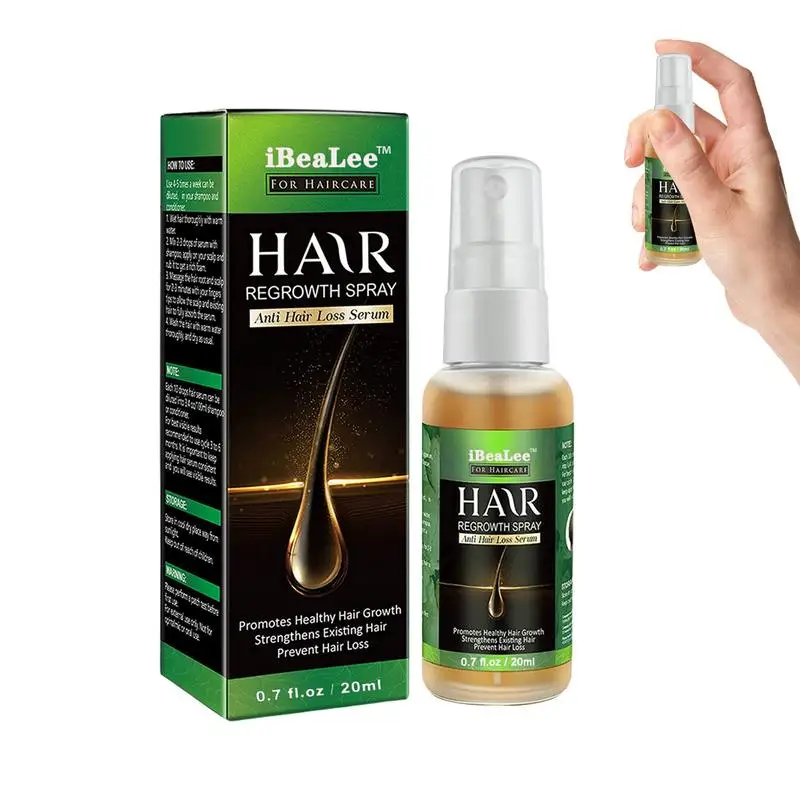 20ml Spray For Hair Growth Ginger Hair Thickening Spray For Thin Hair