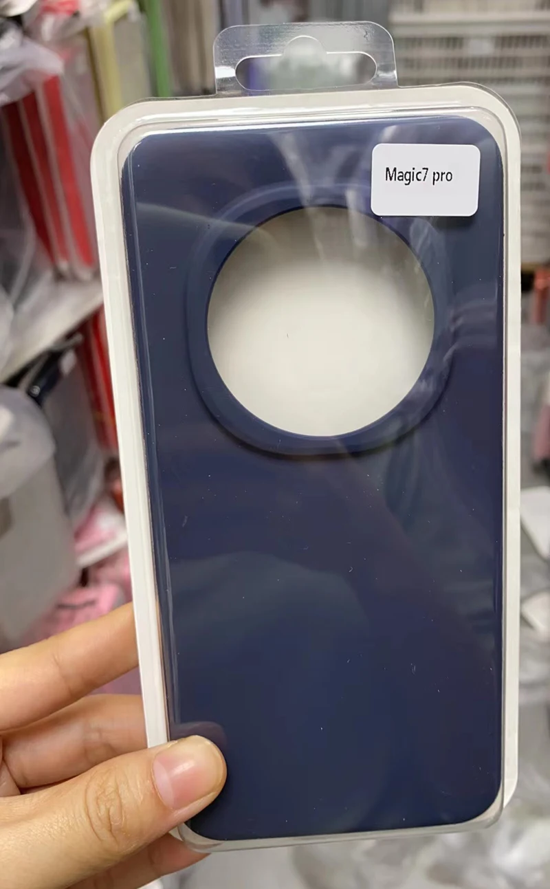 High-Quality Liquid Silicone Drop-Proof Case with Flocking Interior