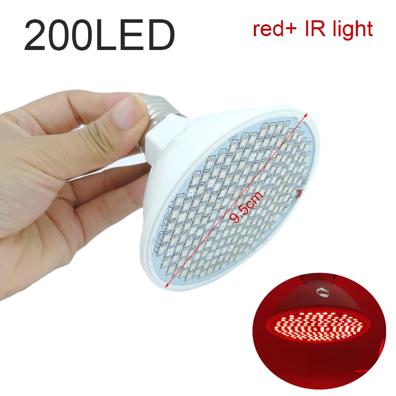 620nm 660nm 850nm Red led plant grow lamp Anti Aging Deep Light bulb IR Infrared Phototherap for Body Skin Pain c1 led grow light grow light led bulb lamp