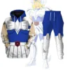 2025 Popular Cosplay Anime Saint Seiya printed hoodies pants sets 3D Street Harajuku Tracksuit sets Men's Sports two-piece suits 4