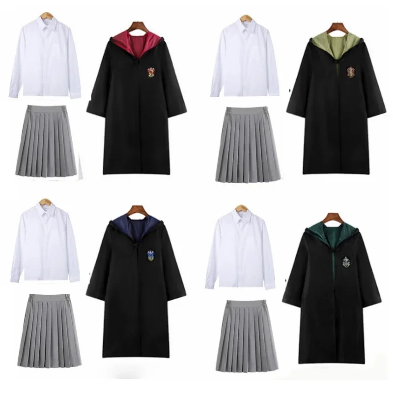 Movie & Tv Hot Hogwarted Potter Robe Hermione Granger Cape Mantello Ragazze Donne Halloween Wizard Costume Cosplay