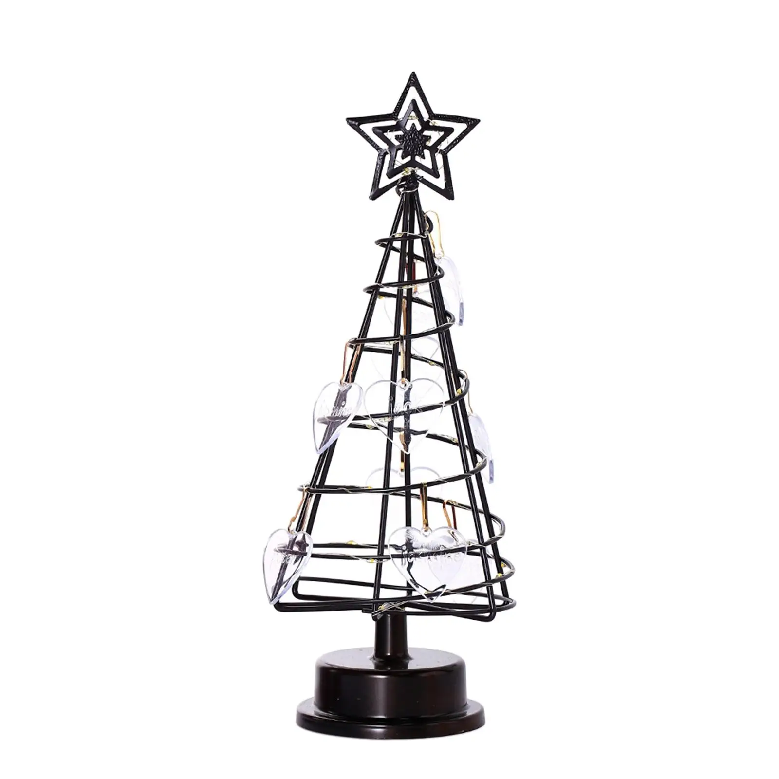 

Christmas Tree Night Light Indoor Atmosphere Luminous Christmas Tree Craft for Living Room Office Bedroom Holiday Decoration