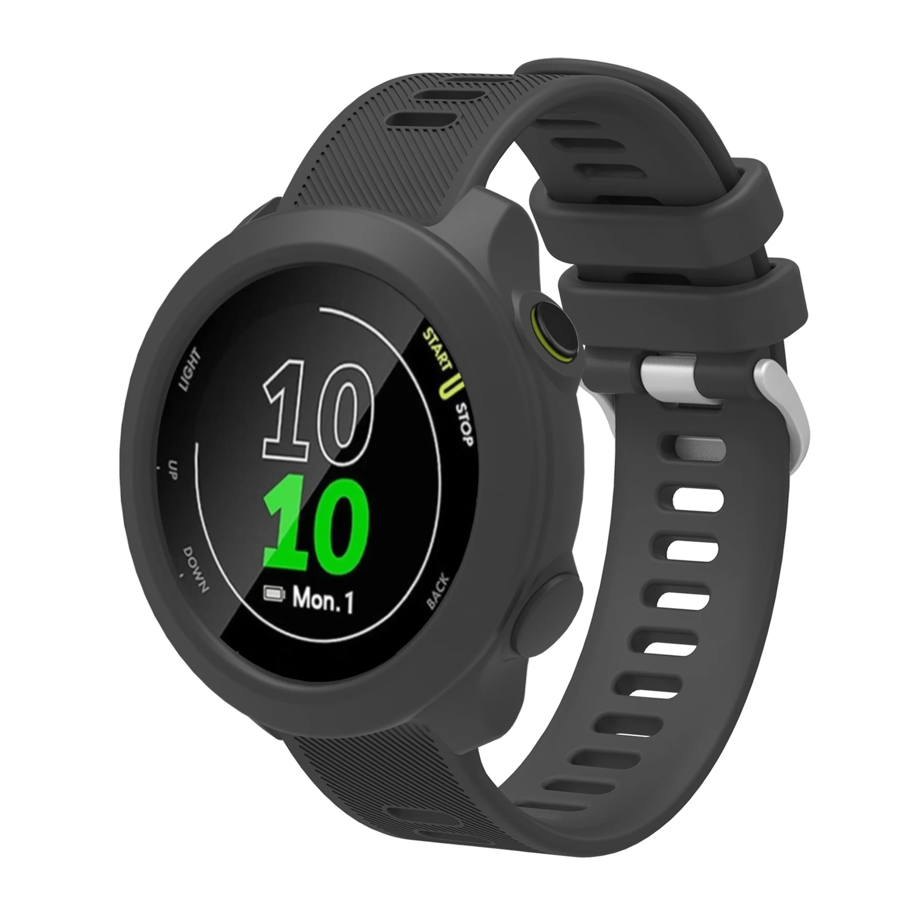 Watch Band Protective Case Shell Silicone Strap For Garmin Forerunner 158 55 Replacement