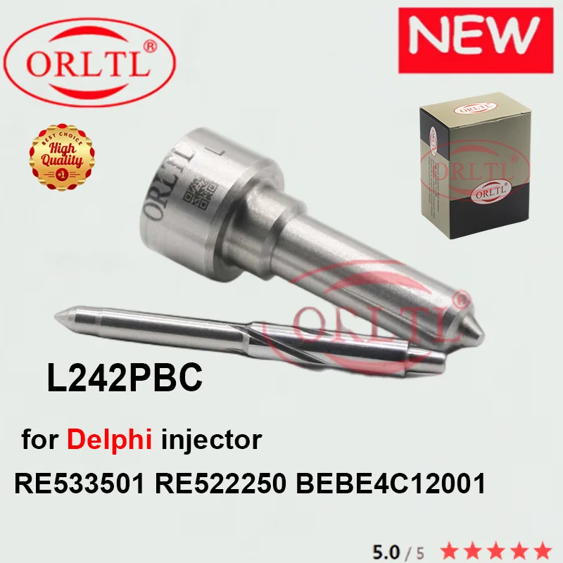 

Форсунка дизельного инжектора ORLTL L242PBC L242PBD L 242 PBC для Delphi Euro 3/4 RE533501 RE522250 BEBE4C12001
