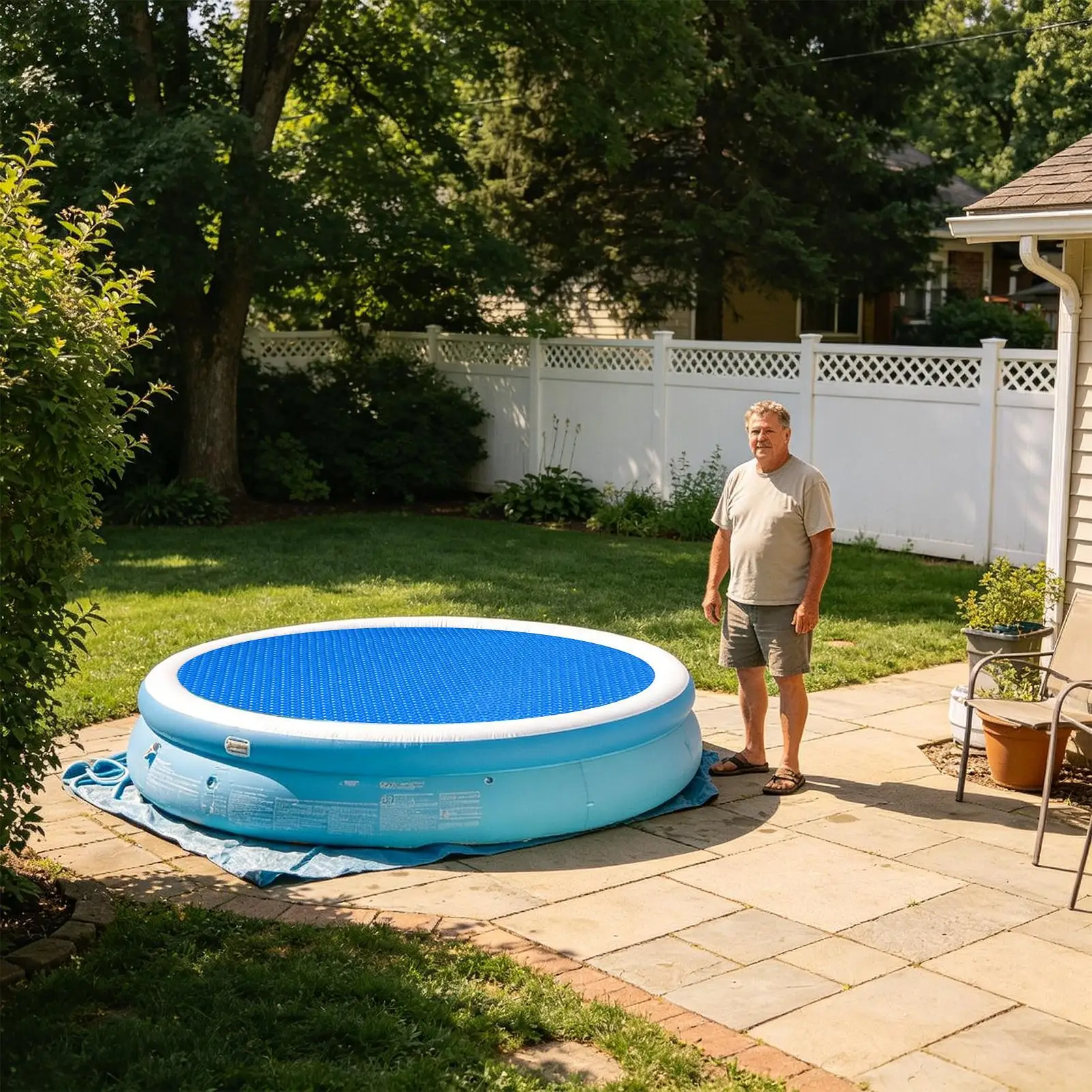 Round Solar Pool Cover Insulation Blanket