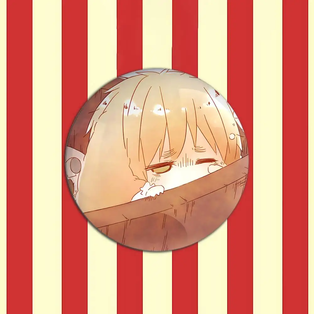 Hetalia World Stars Anime Metal Badge Brooch