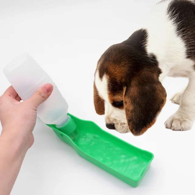 Portable Pet Dog Water Bottle Travel Cup Outdoor Feeder Dispenser Drinking Bowl for Small Large Dogs Puppies And Cats 2