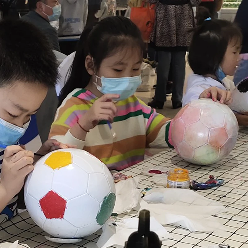 ※흰색 축구공 사이즈 5 공식 사이즈 어린이용 경량 축구공 성인용 축구 장난감 교육용 장난감 스포츠용 PVC DIY