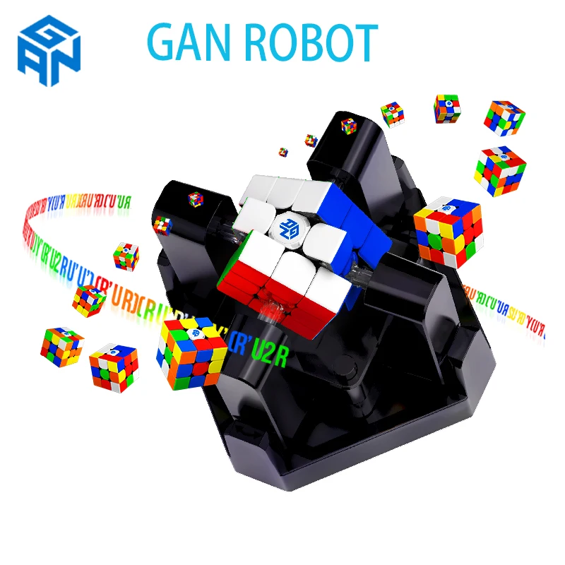 Gan Robot Uso Per 3X3 Speed Magic Cube Gan I3 3X3X3 Magnetic Online Gan Icarry Competition Puzzle Gan Robot Con Smart Cube