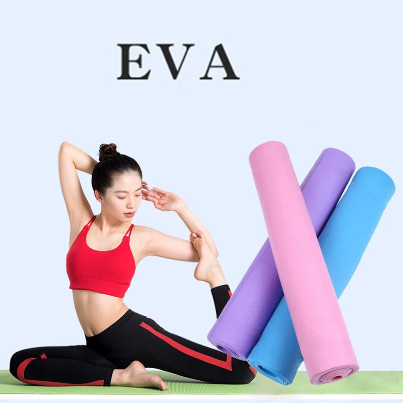 3mm-6mm d'épaisseur Eva Tapis de yoga antidérapant Sport Fitness Mat  Couverture pour l'exercice Yoga et Pilates Gymnastique Tapis Équipement de  fitness