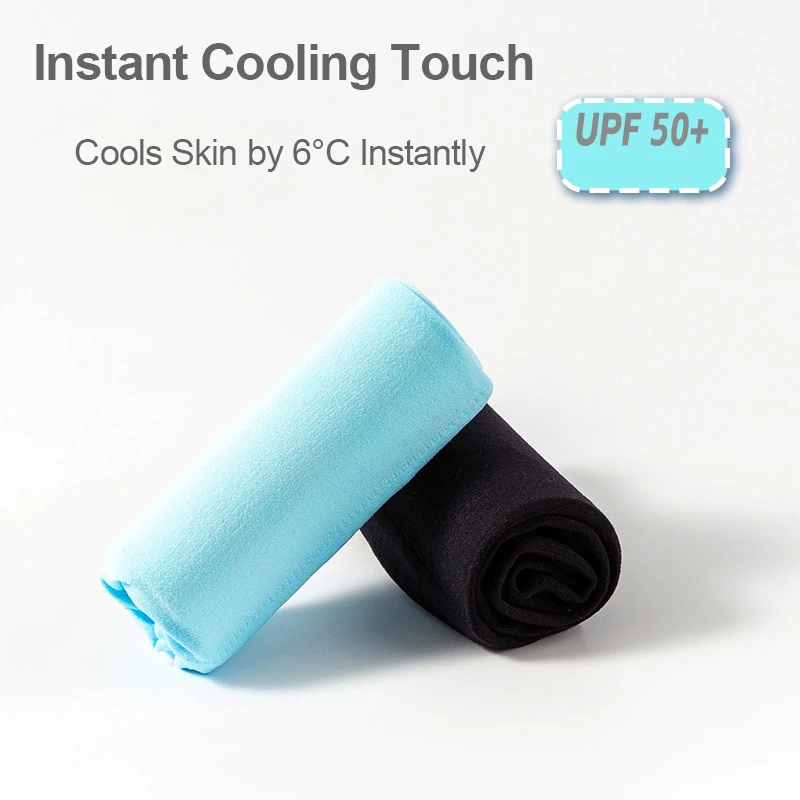 Cooling UV Protection Arm Sleeves for Outdoor Activities - Breathable & Stretchy Ice Silk Sleeves