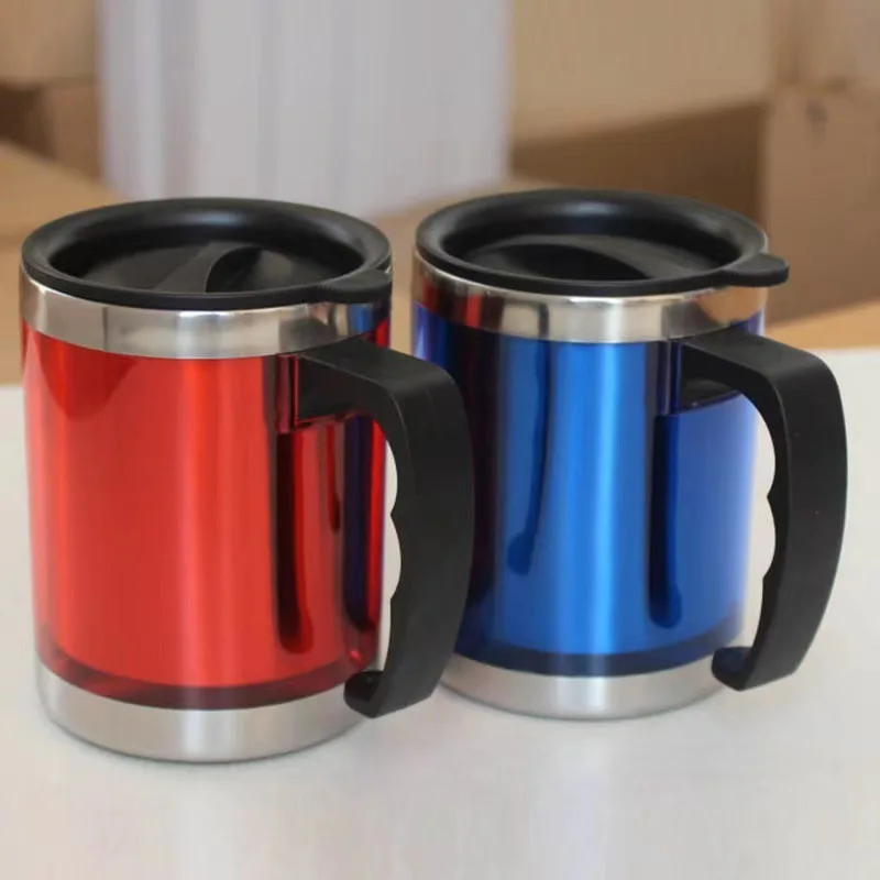 Stainless Steel Insulated Travel Mug Coffee Tea Flask