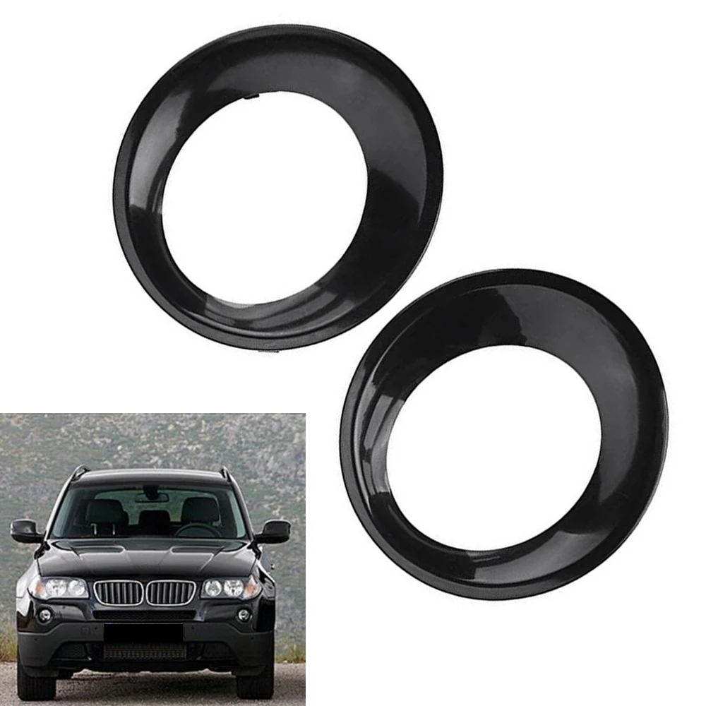 2pcsFogLampFrameForBMWX3E83LCI2007200820092010FrontBumper