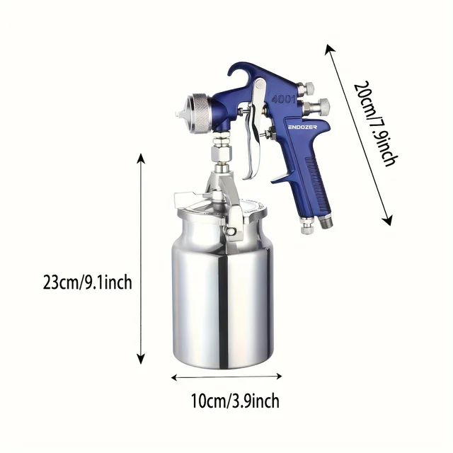 4001S Pneumatic Paint Spray Gun 1.8mm Nozzle High Intensity Atomizer for Car  Furniture Painting High Quality Finish 3