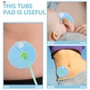 24 Pcs Microfiber Pad Tube Holder Soft Breastfeeding Pads Accessories Bamboo Button Protectors Cushions for Baby Holders 2