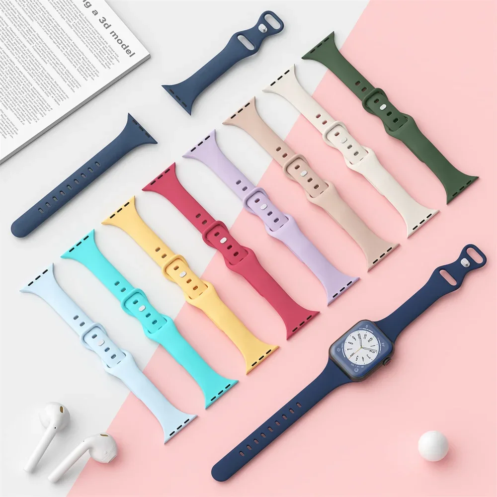 Slim Silicone Sport Strap