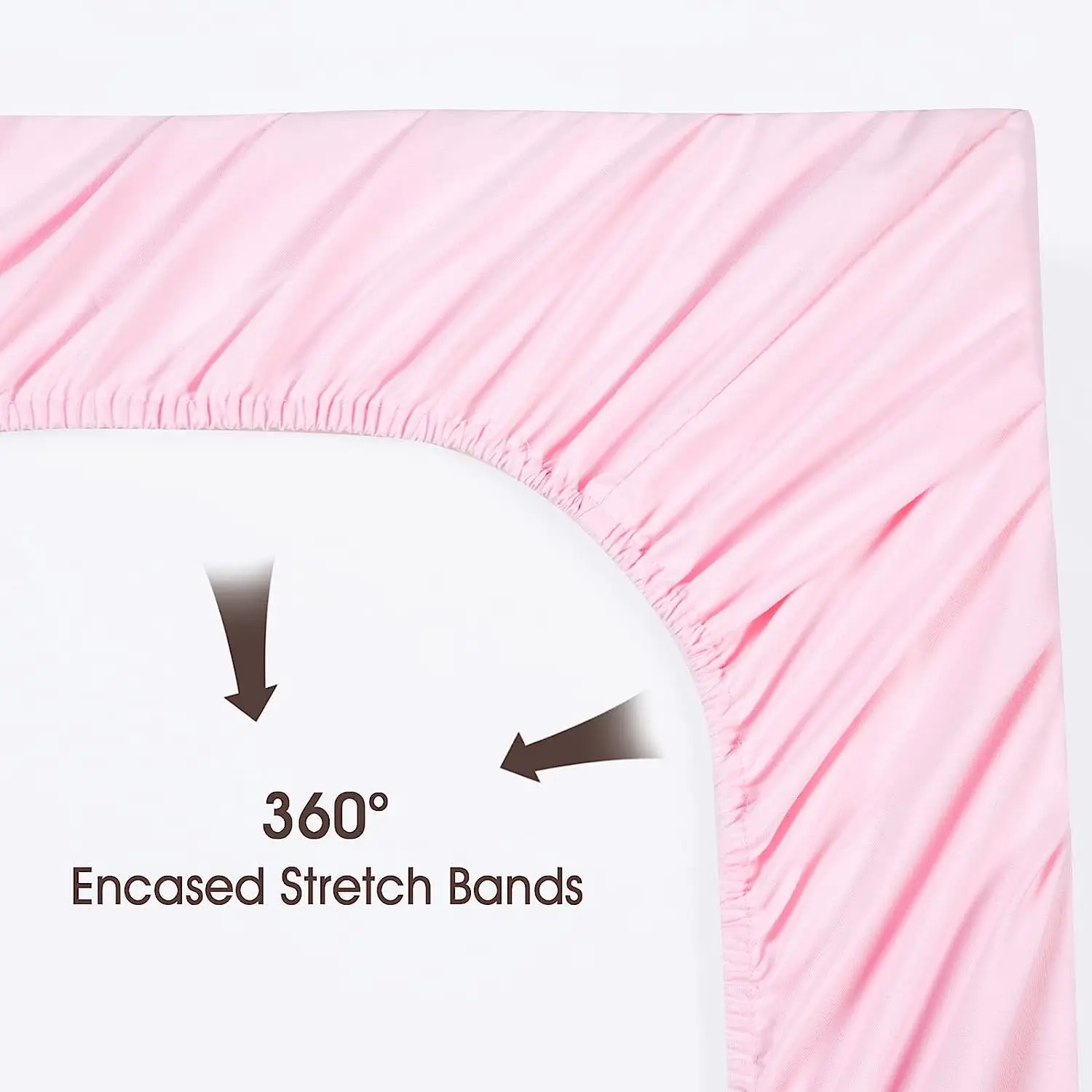 Microfiber Fitted Crib Sheets for Baby Boys Girls Cozy & Soft Solid Color Toddler Bed Sheets for Standard Crib Mattr 3