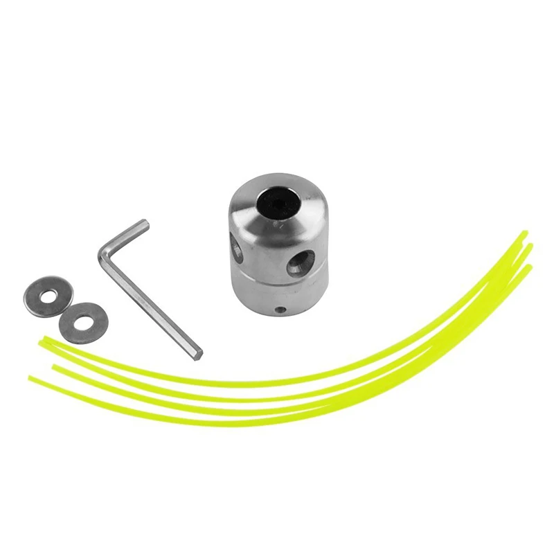 Universal Aluminum Trimmer Head with Four Trimmer Lines for Brush Cutter Grass Trimmer - Image 2