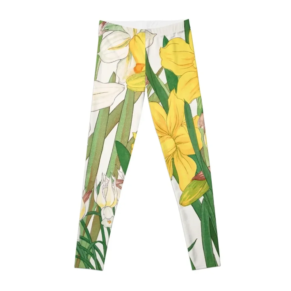 

Daffodil Flower Leggings gym pants sports tennis for push up legging legging gym Womens Leggings
