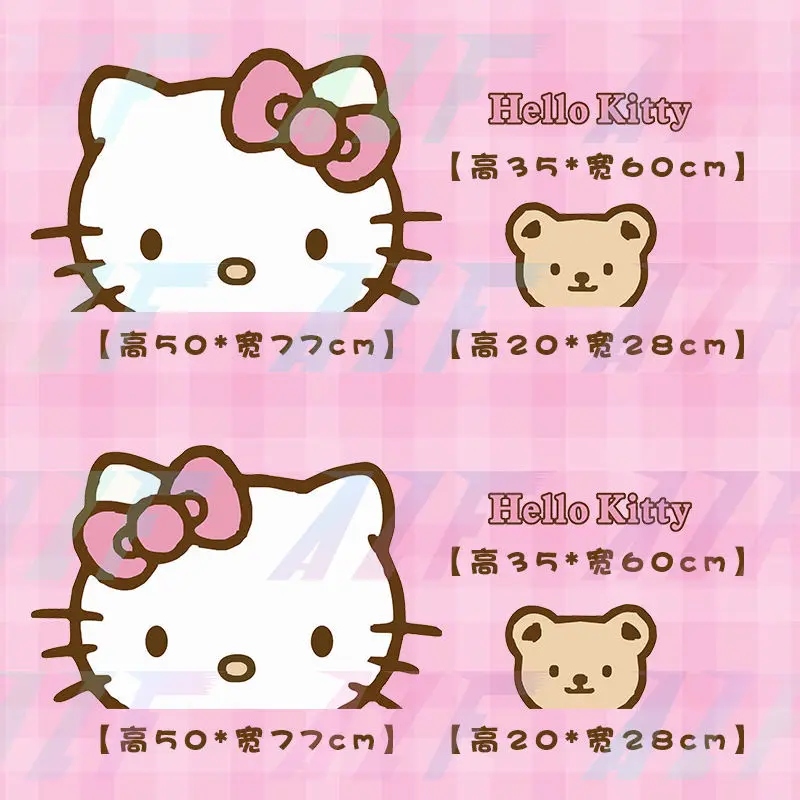 Hello Kitty Cartoon Sticker Bumper Decal - ''SIZES