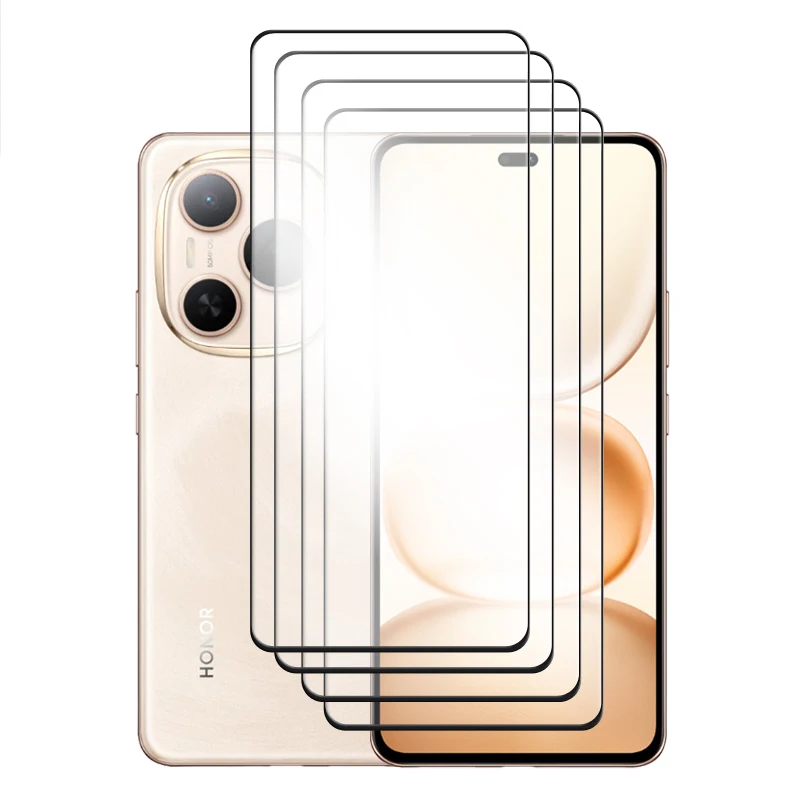 Premium 3D Curved Tempered Glass Screen Protector with Full Cover and Lens Film
