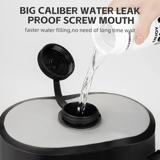 Rockbros Víztároló Táska 20L Kemping Fürdő Utazás Kültéri Kerékpározás Hidratáló Zuhany Fej Multifunkciós Kellékek - Image 5