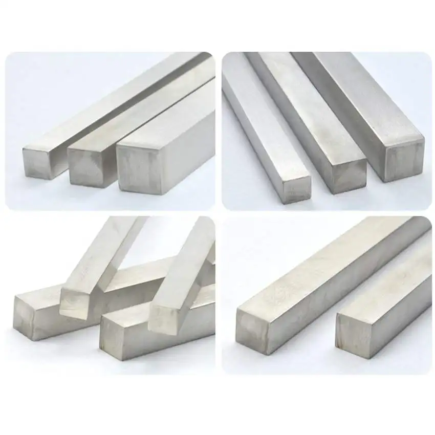 Steel rod 304 stainless steel square bar rod 3MM 4MM 5MM 6MM 7MM 8MM 10MM 12MM 14MM 16MM 18MM Length 100mm
