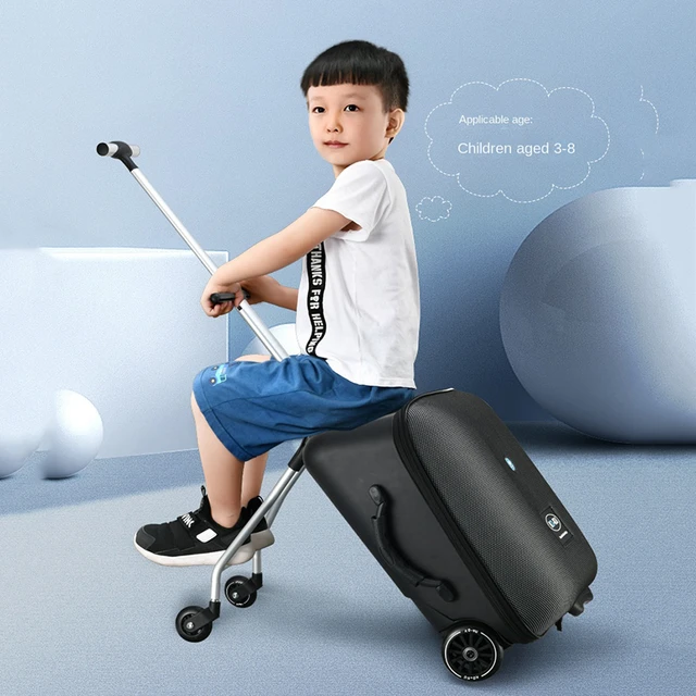 Bagages MultiCarry + Joy avec siège portable pour enfants et adultes,  fermeture éclair avant, facile d'accès, valises multifonctionnelles