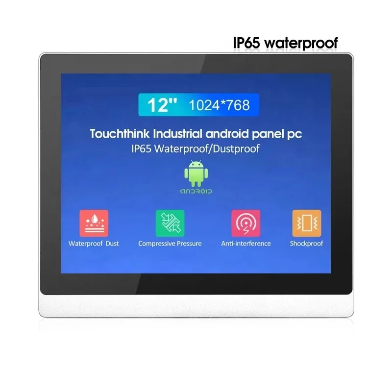 

10 12 15 17 19 21 Inch Android All in One PC 2000nits Ip65 Lcd Industrial Pc Rs485 Rs232 Hmi Touch Screen Industrial Panel Pc