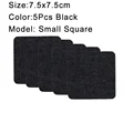 7.5x7.5cm-black-5Pcs