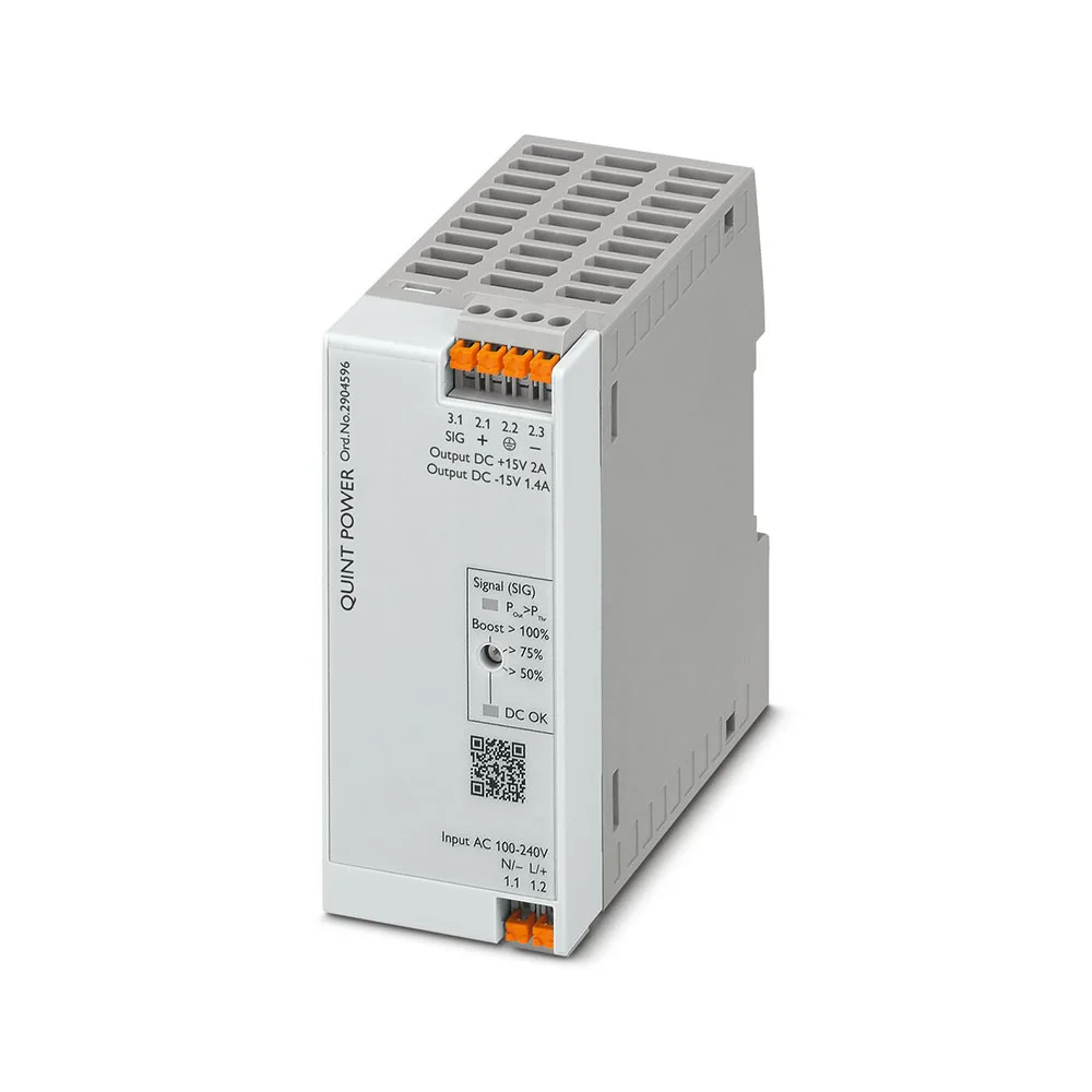 For Phoenix Power Supply QUINT4-PS/1AC/2X15DC/2/PT - Power Supply Unit 2904596 4 For Phoenix Power Supply QUINT4-PS/1AC/2X15DC/2/PT - Power Supply Unit 2904596 - Image 2