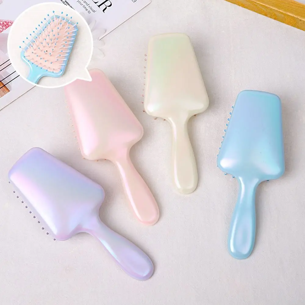 

Pearl Color Air Cushion Combs Portable Detangling Haircare Massage Comb Anti-tangling Shiny Styling Tool Men