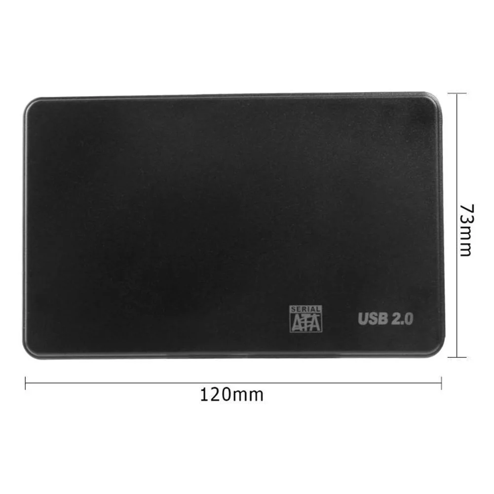 External Hard Drive Case SSD Enclosure Hard Drive Enclosure Hard Disk Case External Hard Drive Box HDD Case Enclosure Hard Drive Adapter SSD Adapter 2.5 inch SATA SSD HDD Adapter Plastic USB 2.0/3.0 Enclosure External Mobile Box HDD Case with USB Cable Pouch New