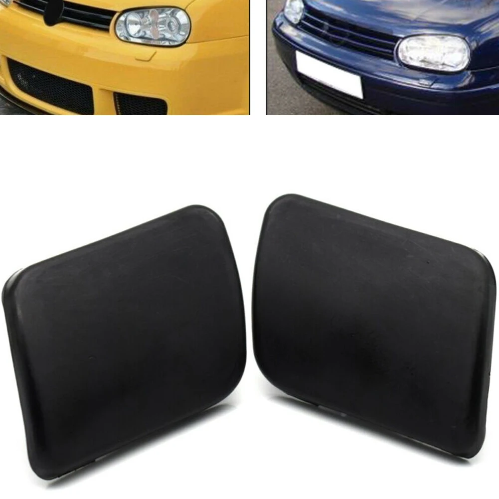 

1Pair Car Headlight Spray Cover Headlight Washer Nozzle Covers For MK4 Golf 4 1998-2006 108J0128 1J0955110A,1J0955109A,