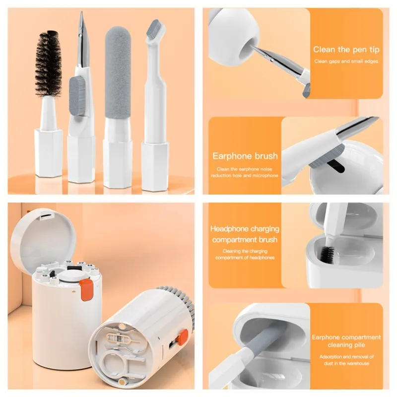 Cleaning Kit 21in1 Rechargeable Workbench Mini Vacuum Cleaner 20in1 Mobile Phone Headset Computer Camera Brush
