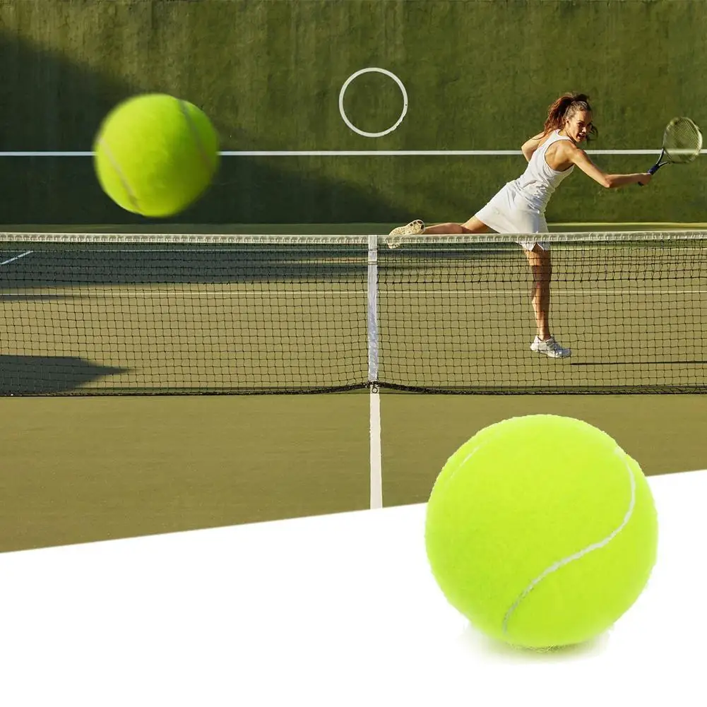 1PCS Tennis Balls High Bounce Practice Training Tennis For Dogs Bite 6.4CM High Flexibility Chemical Fiber Balls tennis balls