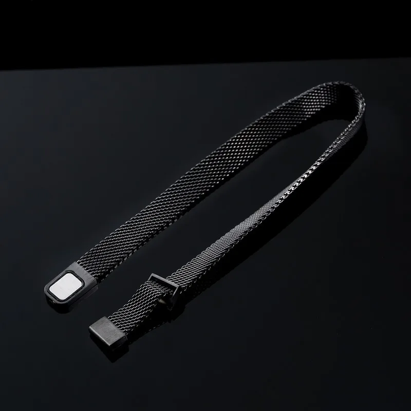 Elegant Quick Release Milanese Loop Stainless Steel Watch Strap with Adjustment Tool