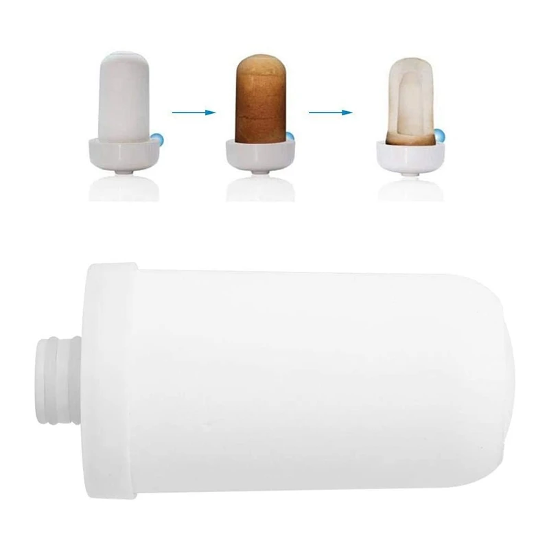 

2PCS Ceramic Filter Water Tap Filtration Tap Water Filter Cartridge Replacement Kitchen Faucet Purifier for Home