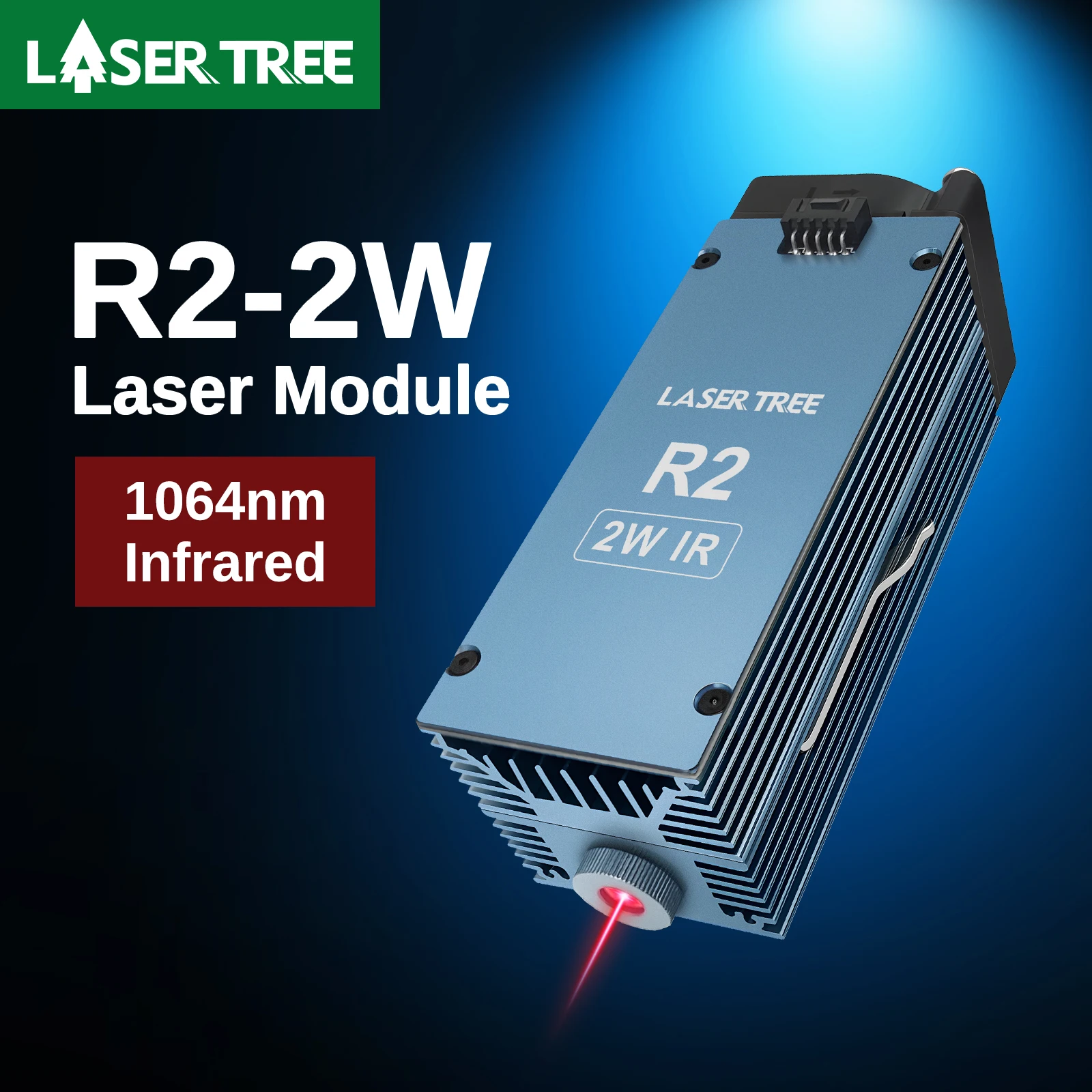 LASER TREE R2 2W 1064nm Infrared Laser Module For Engraving
