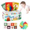 Baby Tissue Box Toy Montessori Sensory Cloth Toys Baby Educational Learning Activity Finger Exercise For Toddler 1