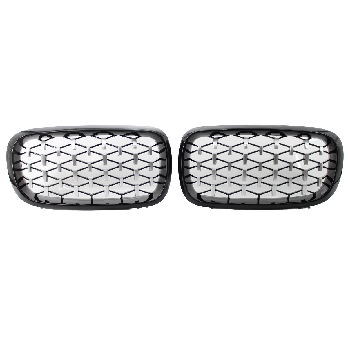 

Diamond Style ABS Front Racing Grille For-BMW X5 X6 F15 F16 F85 F86