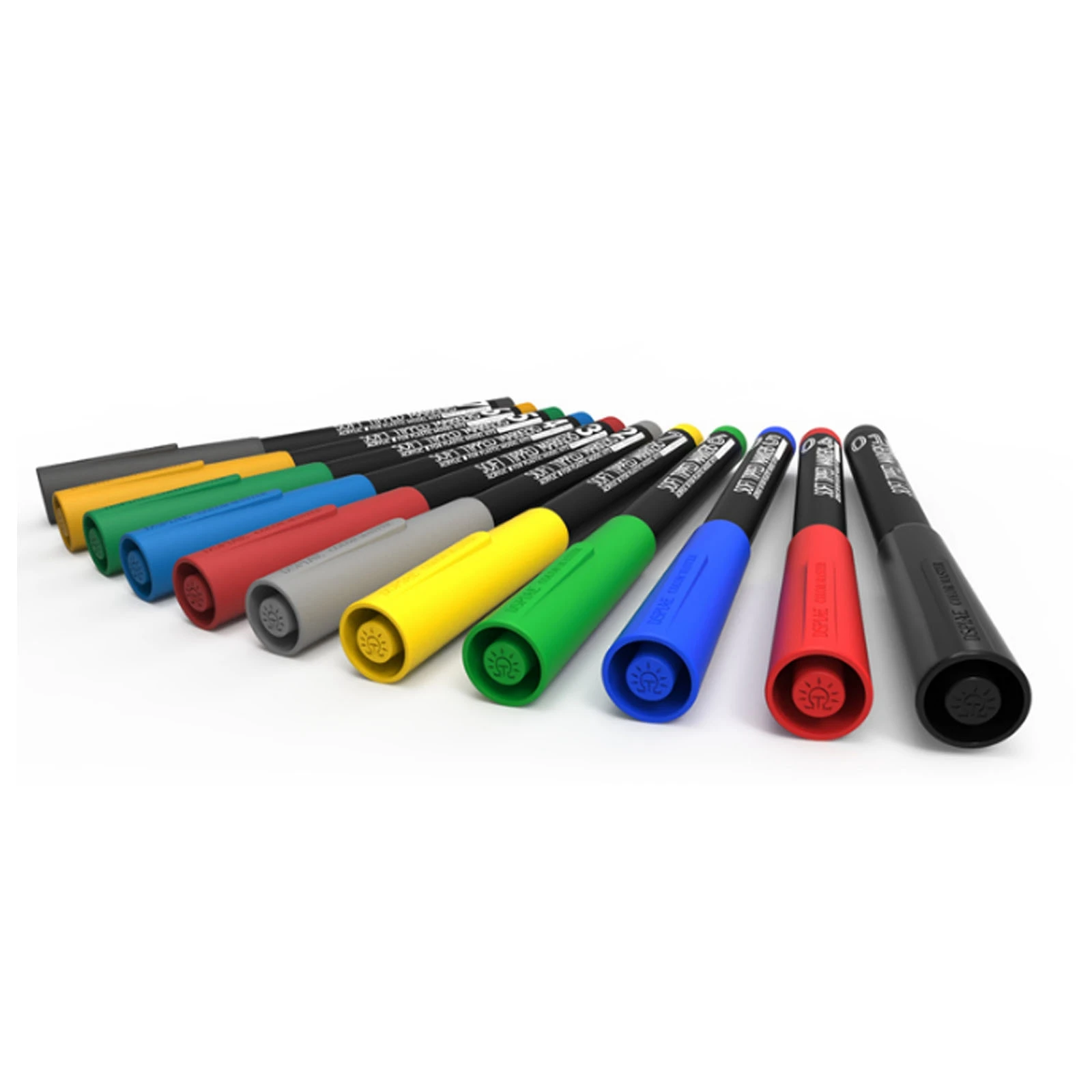 DSPIAE Soft Tipped Markers 11 Colors Brush Pen Set Paint Tool Sets 11Pcs/set