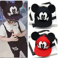 New Children's Mickey Mouse Cap Cartoon Lovely Baseball Cap For Kids Girls Boys Snapback Hat 1