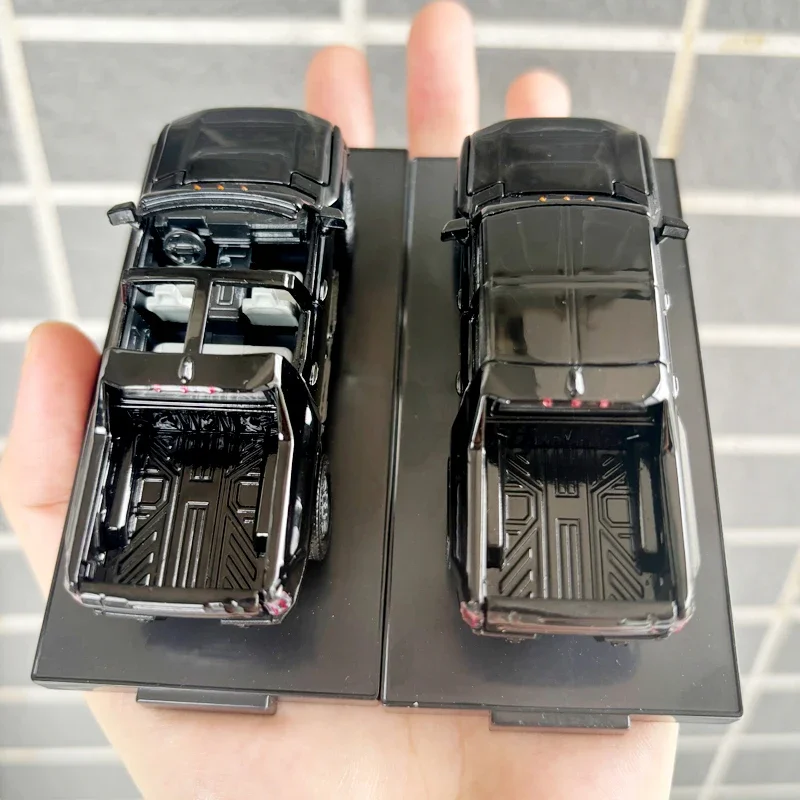 체중계 자동차 모델 장난감 HUMMER E V 스페셜 에디션, 합금 다이 캐스팅, 높은 시뮬레이션 자동차 모델 장식 컬렉션 장난감, 1:64