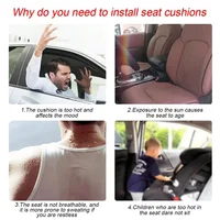 1pc Car  Winter Universal Warm Seat Cover Cushion Anti-slip Front Chair Seat Breathable Pad Car Seat Protector for Cars 6