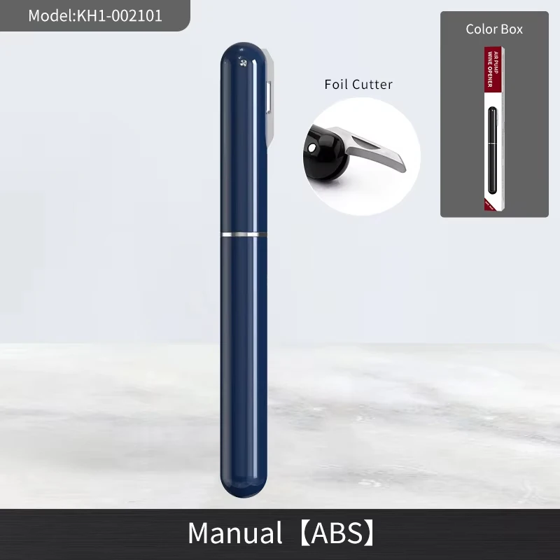Portable Handheld Air Pressure Wine Opener with Foil Cutter