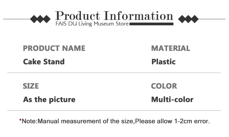 Description Picture 2 of itemFAIS DU Macaron Rotating Cake Turntable Upgraded Revolving Cake Stand Cake Decorating Kit Bake Pastry Turntable Kit For Kitchen