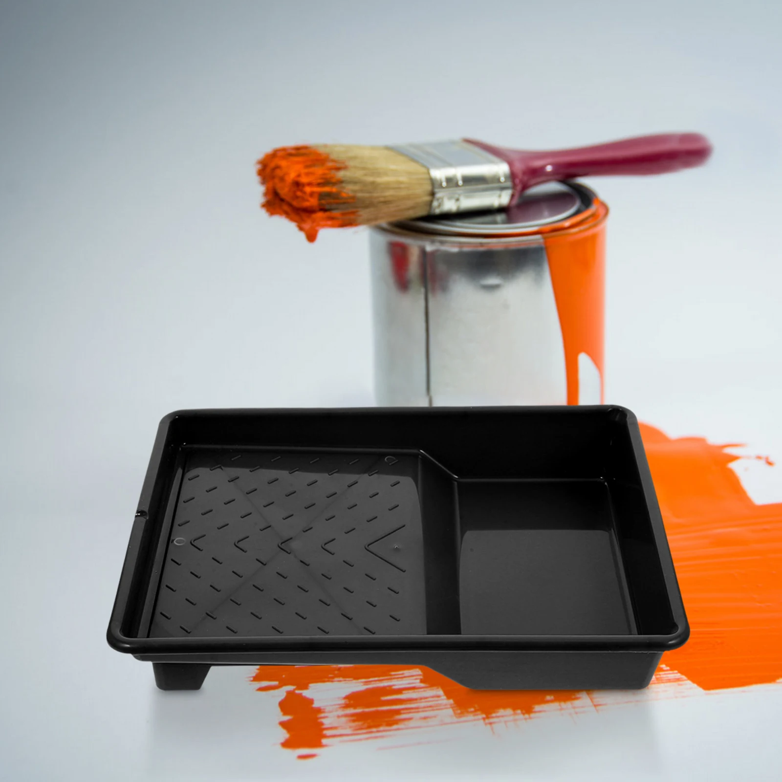 9Inch Paint Tray Plastic Holder Liner Plastic Paint Holder Wall Roller Coating Palette Metal Wall Painting Supplies Roller,painting stands